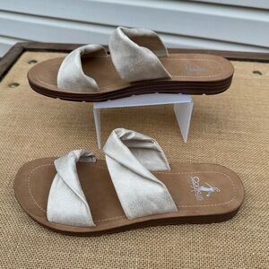 Corkys Women's Cream Women’s Sandals Size 9
